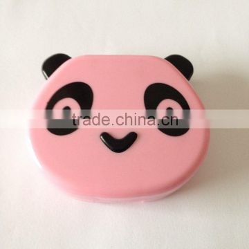 wholesale girls cute panda contact lens case