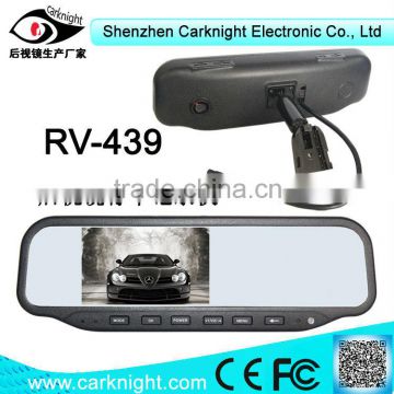 super high definition 4.3 inch rear view mirror with two video inputs made in China