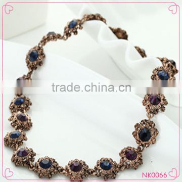 Fashion Jewelry Necklace For Lady Gemstone Luxury Necklace Short Jewelry