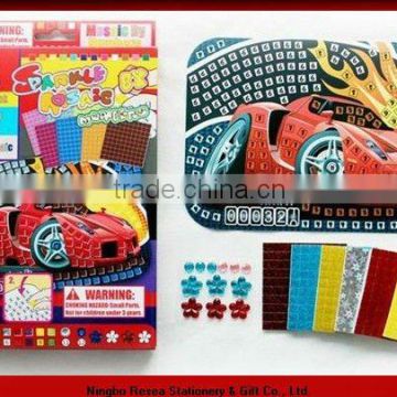 toy/Puppy sticky mosaics/JCW0002/kids DIY craft kit/develop kids wisdom/fun/EVA/popular gifts