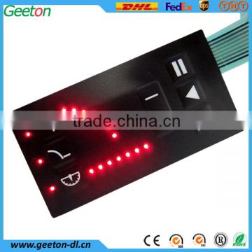 Custom China Manufacture LED Waterproof Smart Tactile Thin Film Switch