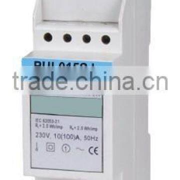 PUL015SJ Single Phase DIN-rail Kilowatt Hour kwh Energy Meter