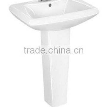 Yibeini Cearmic Bathroom Pedestal Basin