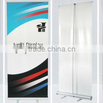 Single sided portable roll up stand