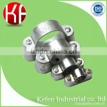 malleable iron distance cast iron tapping saddles for cable clamps