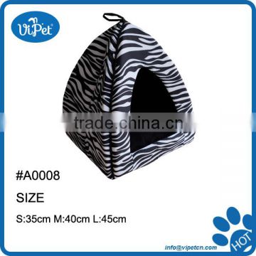 leopard/zabra print soft indoor dog house