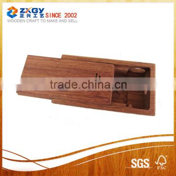 Customer small wood box with lasering LOGO
