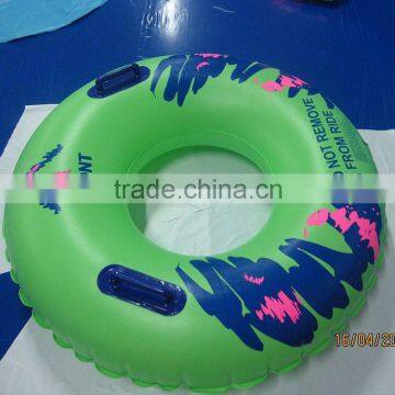 custom design inflatable double ski tub/inflatable pvc snow tube