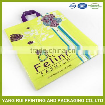 Design Recyclable heavy duty die cut bag for shopping