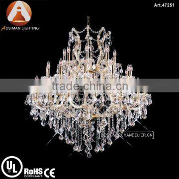 37 Light Modern Large Maria Theresa Light with K9 Crystal