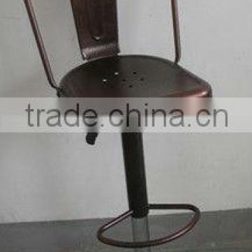 2014 hot sell swivel metal high bar chair