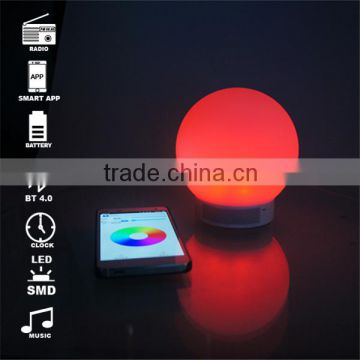 mini soft silicon orb speaker decoration color changing professional speaker