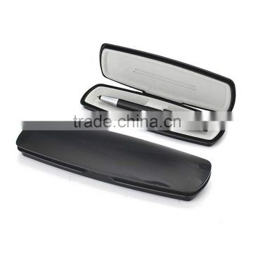 Custom Logo BLACK Ballpoint Touch Metal Pens with plastic black box