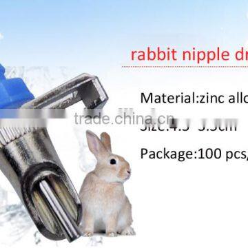 Hot sale cheap price rabbit feeders and waterers for poultry rabbit nipple drinker