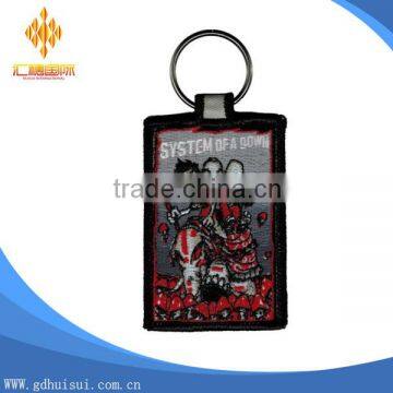 High quality top sale cheap retractable embroidery poker key chain no minimum order