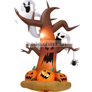 Halloween Decoration Inflatable Tree with Ghost