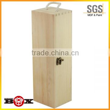 Pine Wood High Quality Gift Boxes For Wine Glasses