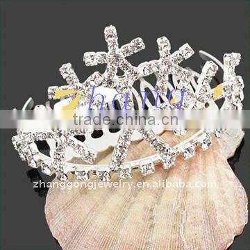 fashion jeweled princess tiara