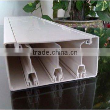 New style fire resistant pvc compartment trunking 2 parts or 3 parts