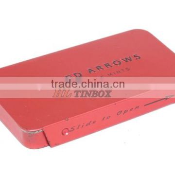 Hot selling mint tin box with sliding lid with low price