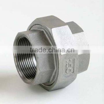high quality 1/8-4 inch stainless steel pipe union