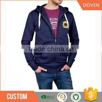 chinese manufacture sweatshirt full zipper hoodie