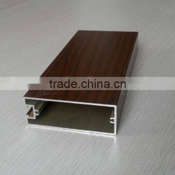 Wooden aluminum square tubes