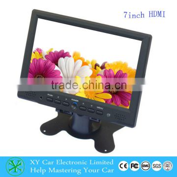 car LCD monitor ,7 inch car rear view monitor ,tft hd digital monitor with HDMI input XY-7HDMI