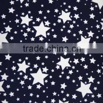 Little star printing spandex fabric with spaort wear