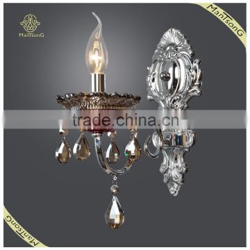 2016 Newest Design Single Head Chrome Color Hotel Wall Lamp, Candle Light
