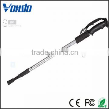 High strength 6061 aluminum hiking stick with foldable walking sticks