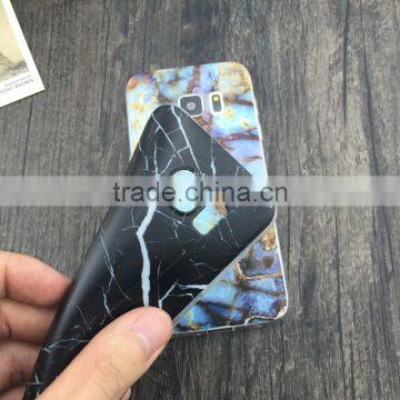 2016 marble case custom for Samsung Galaxy S7 EDGE G9350 marble GEL case,CREATIVE TPU case for SAMSUNG G9350 BLACK COVEER