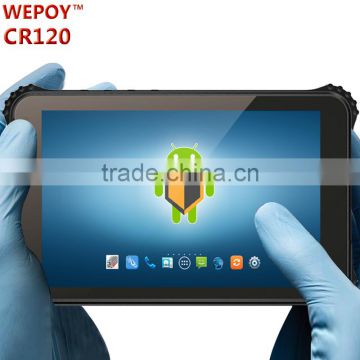 IP67 NFC GPS 4G LTE industrial rugged android tablet with barcode scanner