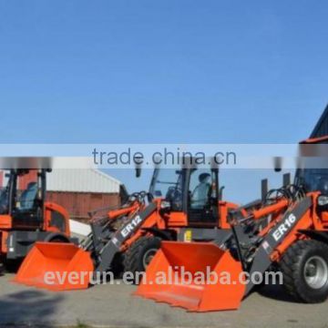 Everun brand high quality Earth moving machine ER12 small loader for Europe