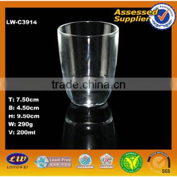 Glassware Tumbler/Carved Glass Cup/Glass Tumbler with Round Bottom