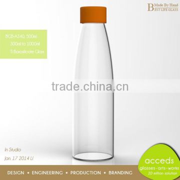 Silicon Stopper Empty High Quality Cola Glass Bottle