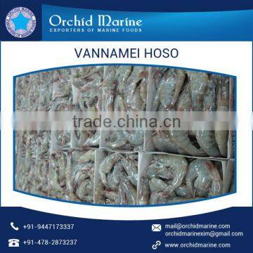 HACCP Certified Long Shelf Life Vannamei HOSO for Tasty Fish Dish Making