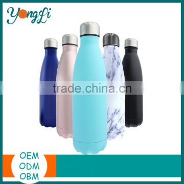 17oz(500ml) Double Wall Vacuum Insulated Stainless Steel Water Bottle