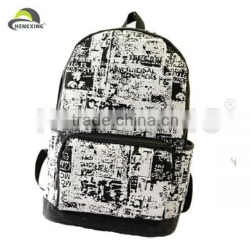Backpack Print/Cartoon Backpack/Fashion Canvas Backpack