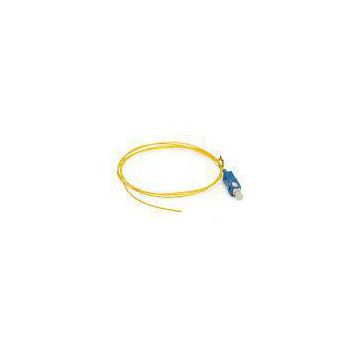 SC Fiber Optic Patch Cord , Waterproof Pigtail SM 9 125 optical fiber cable