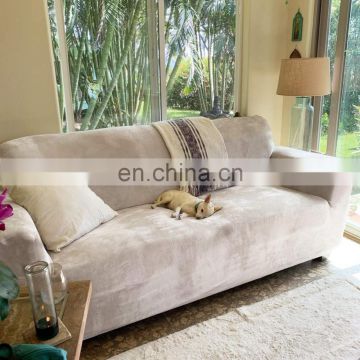 Sinuo New Design Velvet sofa cover 1/2/3/4 seater stretch couch covers or sitting room