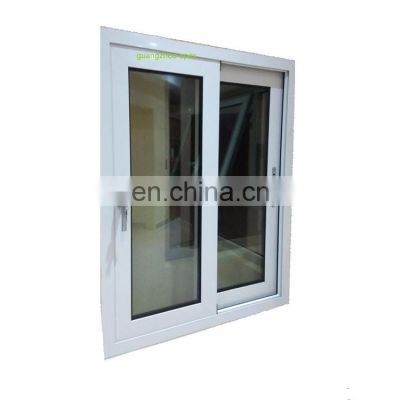 australian standard aluminum profile glass sash sliding interior window
