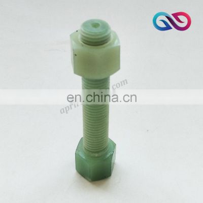 M6 M10 M12 M16 M20 M24 M30 M40 M50 M100 GRE screw and nuts, FRP bolts and nuts, GRP bolt and hex nut