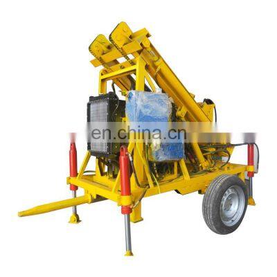 Water bore deep well drilling machine