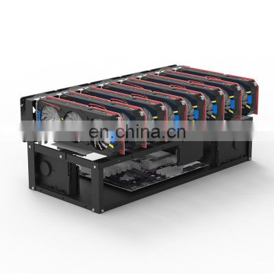 Hot Sell Steel 6GPU Rig Rack 6GPU Open Air Rig Frame Hot Sale Product For Computer Accessories In stock