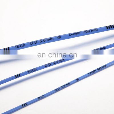 Medical disposable endotracheal tube introducer solid hollow bougie
