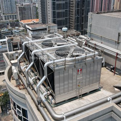 Cooling towers, cross flow cooling towers, counter flow cooling towers, closed cooling towers.