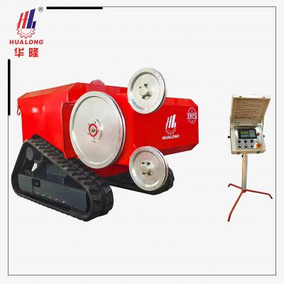Wisdom Automatic Movable Diamond Wire Saw Machine with CNC Control System for Stone Quarry Cutting Marble Granite Limestone