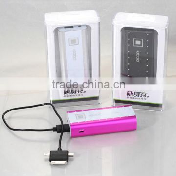 Bestseller! Colorful high capacity electronics charger power bank with diamonds for smartphoen or digital device