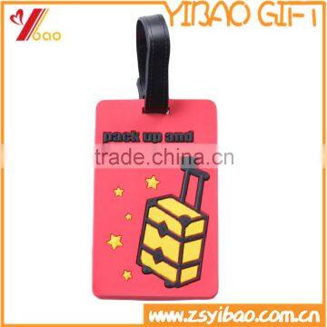 Whole Sale PVC Luggage Tag / Cheap Custom Design Luggage Tag